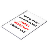 Kirchensekretär, phantastisch notizblock (Linke Seite)