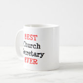 Kirchensekretärin, am besten kaffeetasse (Vorderseite Links)