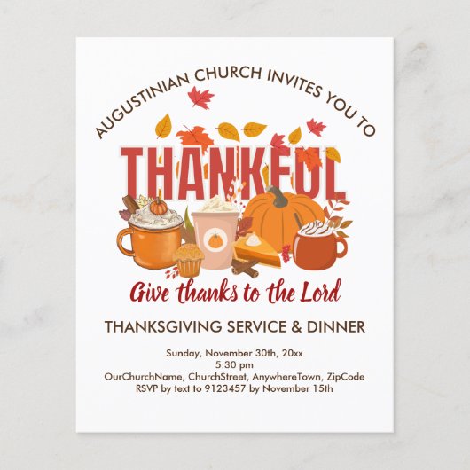 KIRCHENSERVICE UND Erntedank Flyer (Vorne)