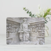 Kirchenskulptur Feiertagskarte (Stehend Vorderseite)