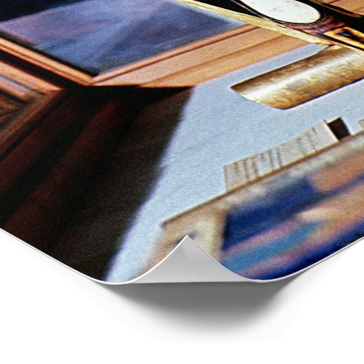 Kirchenstuhl, aus dem Grab Poster (Ecke)