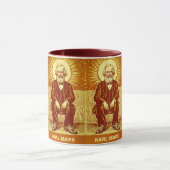 Kirchensymbol des hl. Karl-Marx-Westerns Tasse (Zentrum)