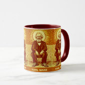 Kirchensymbol des hl. Karl-Marx-Westerns Tasse (VorderseiteRechts)