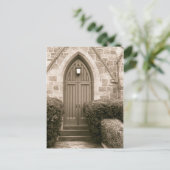 Kirchentür Postkarte (Stehend Vorderseite)