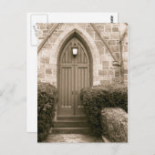 Kirchentür Postkarte (Vorne/Hinten)