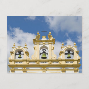 Kirchenturm im Bergdorf Zahara Postkarte