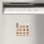 Kirchenunterkunft, Statistischer US-Lithograph Magnet (In Situ (Geschirrspüler))
