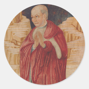 Kirchenvater Johannes Cassianus Runder Aufkleber