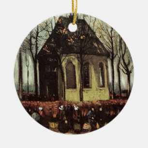 Kirchgang in Nuenen von Vincent van Gogh Keramikornament