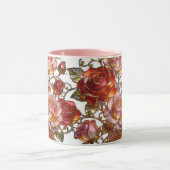 Kirchglas-Rosen-Blumen-Kaffeetasse Tasse (Zentrum)