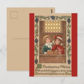 Kirchliche Gebetsopfer-Dankesgabe Postkarte (Vorne/Hinten)