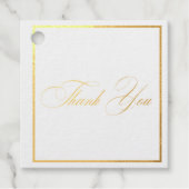 Kirchliche Kalligrafie-Hochzeit Geschenkanhänger (Vorderseite)