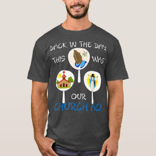 Kirchliche Ventilatoren Handheld Christlich Schwar T-Shirt
