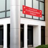 Kirchlicher Spendenaufruf Heute Banner (Äußeres Gebäude)
