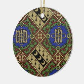 Kirchlicher Tapetenentwurf des Diamantdruckes Keramikornament (Links)