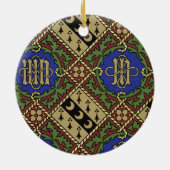 Kirchlicher Tapetenentwurf des Diamantdruckes Keramikornament (Hinten)