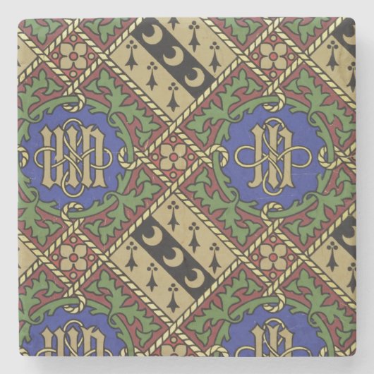 Kirchlicher Tapetenentwurf des Diamantdruckes Steinuntersetzer (Vorderseite)