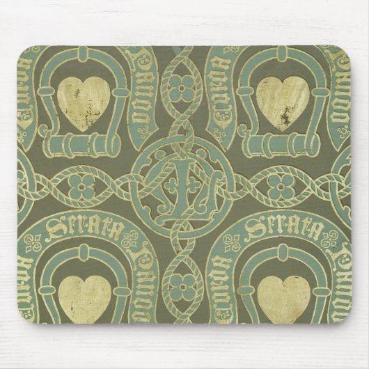 Kirchlicher Tapetenentwurf des Herzmotivs Mousepad (Vorne)