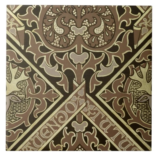 Kirchlicher Tapetenentwurf des Mosaiks Fliese (Vorderseite)