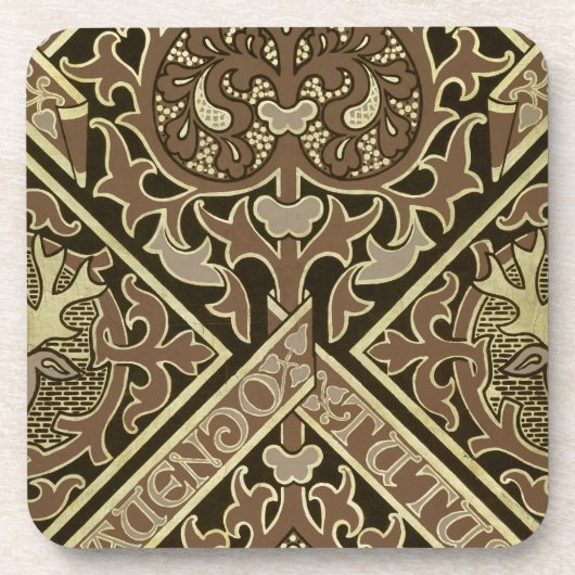 Kirchlicher Tapetenentwurf des Mosaiks Getränkeuntersetzer (Vorderseite)