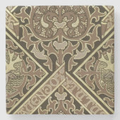 Kirchlicher Tapetenentwurf des Mosaiks Steinuntersetzer (Vorderseite)