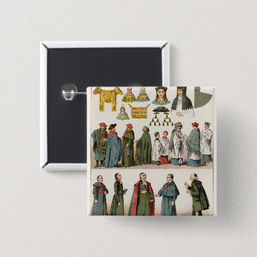 Kirchliches Kleid Button (Vorne & Hinten)