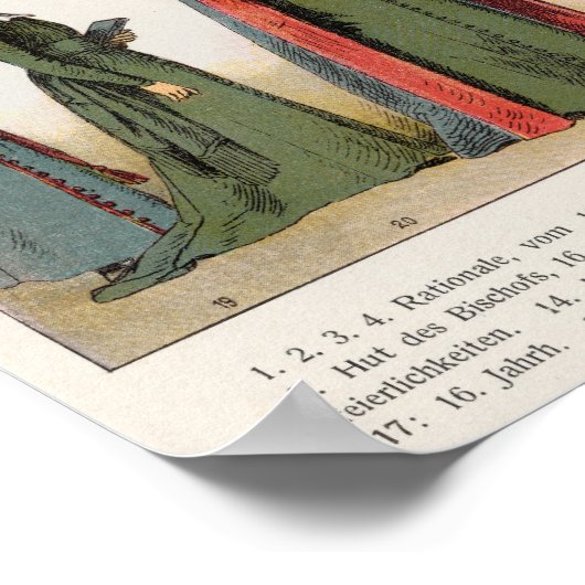 kirchliches Kleid Poster (Ecke)