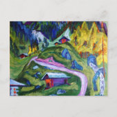 Kirchner - Alpenpfad Postkarte (Vorderseite)