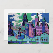 Kirchner - Aussicht auf Dresden Postkarte (Vorne/Hinten)