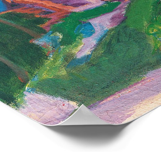 Kirchner - Berge Poster (Ecke)