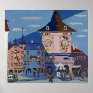 Kirchner - Bern mit Belltower Poster