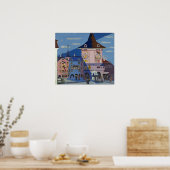 Kirchner - Bern mit Belltower Poster (Küche)