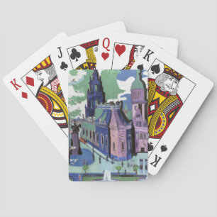 Kirchner Blick auf den Dresdner Schlossplatz Feine Spielkarten