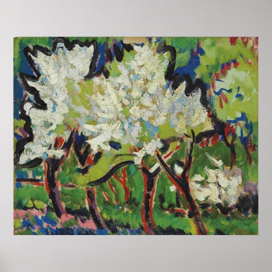 Kirchner - Blue Baume 1909 Poster (Vorne)