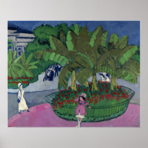 Kirchner - Der Boskett Albertplatz in Dresden Poster