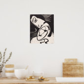 Kirchner - Der Kuss Poster (Küche)