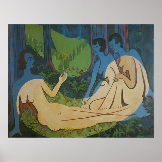 Kirchner - Drei Zahlen Poster (Vorne)