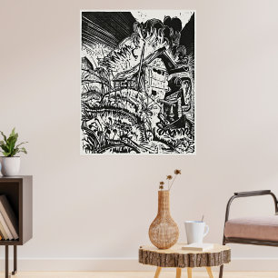 Kirchner Edge: Mountain House Druck Poster
