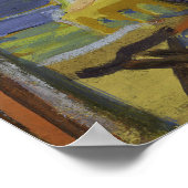 Kirchner - Erich Heckel und Modell im Studio 1... Poster (Ecke)