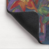 Kirchner Expressionistische Lebendige Orangefarben Mousepad (Ecke)