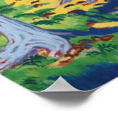 Kirchner - Forest Räume Poster (Ecke)