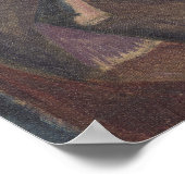 Kirchner - Frau mit Hund 1912 Poster (Ecke)