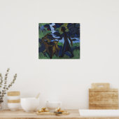 Kirchner - Frau mit Ziege 1938 Poster (Küche)