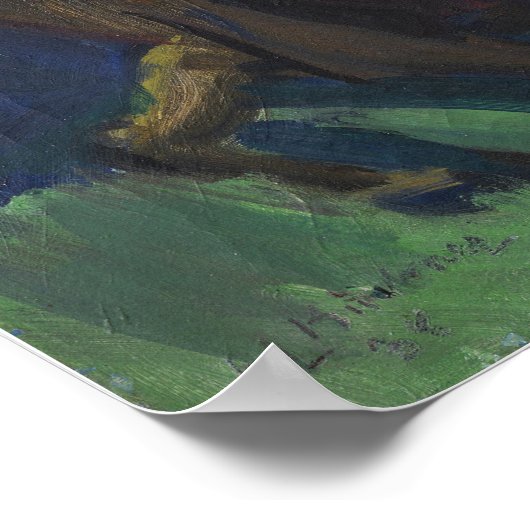 Kirchner - Frau mit Ziege 1938 Poster (Ecke)