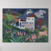 Kirchner - Haus im Weiden Poster (Vorne)