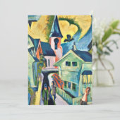 Kirchner - Konigstein mit Roter Kirche Karte (Stehend Vorderseite)