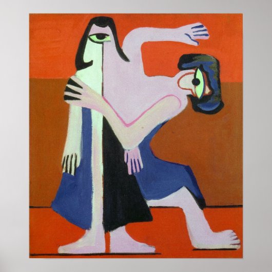 Kirchner - Masked Dance 1928 Poster (Vorne)