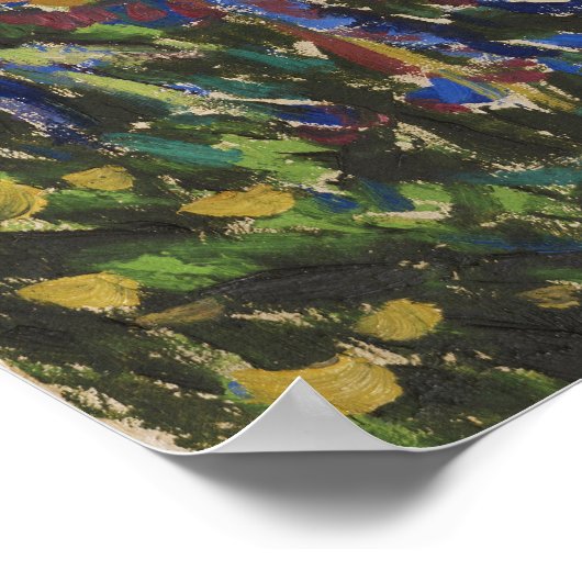 Kirchner - Mit Apfelbaum 1907 Poster (Ecke)