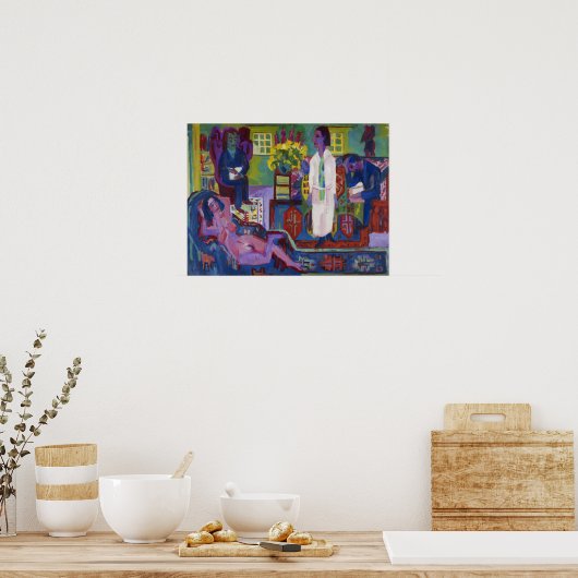 Kirchner - Moderne Böhmen Poster (Küche)