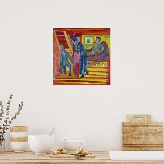 Kirchner - Paar und Newcomer Poster (Küche)